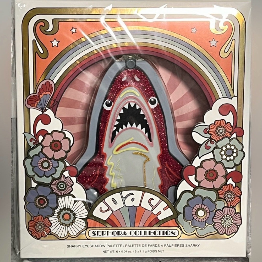 Coach Sephora Sharky Eyeshadow Palette with Multicolor Design
